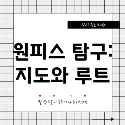 원피스 탐구: 지도와 루트