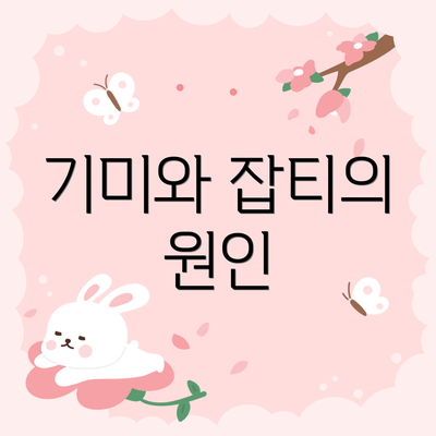 기미와 잡티의 원인