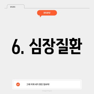 6. 심장질환
