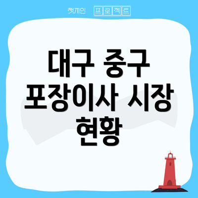대구 중구 포장이사 시장 현황