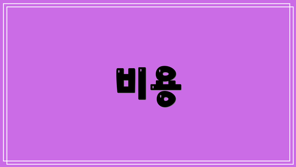 비용