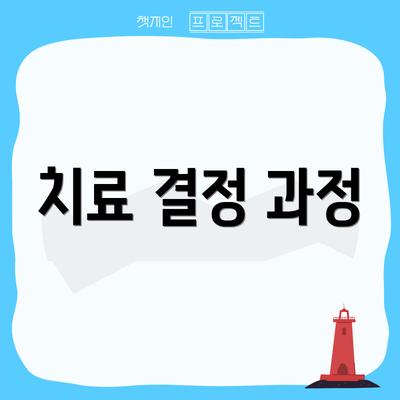 치료 결정 과정