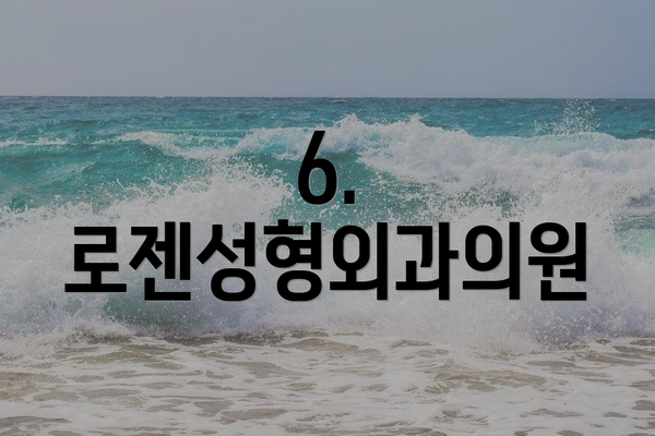 6. 로젠성형외과의원